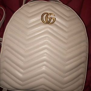 White Gucci Backpack